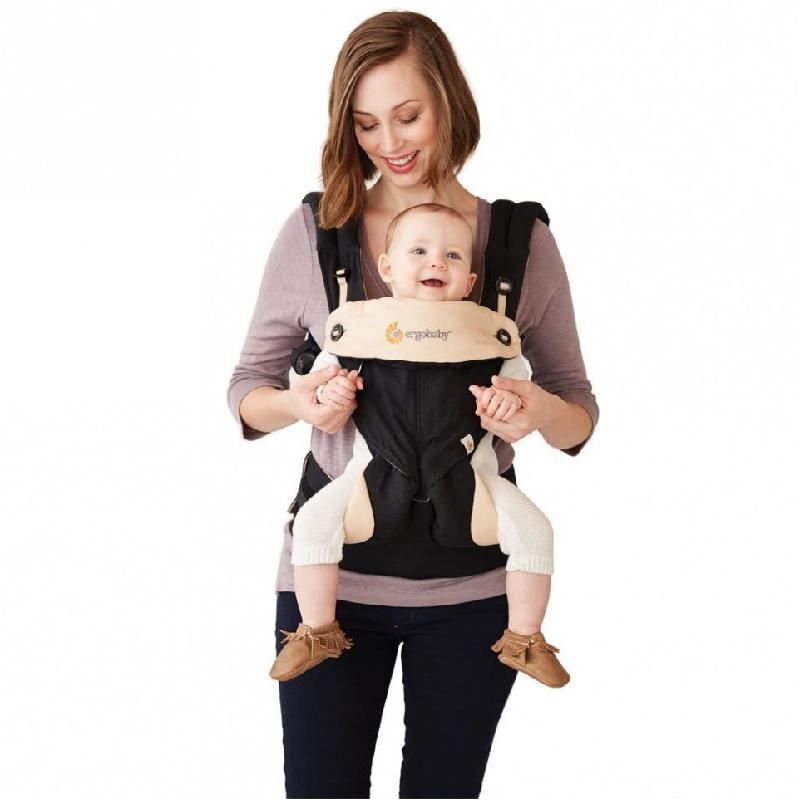 Ergobaby / PORTE-BÉBÉ carrier 360° - BLACK/CAMEL – Le monde d'Oscar