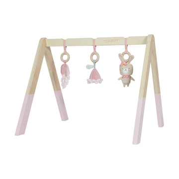 LITTLE DUTCH - ARCHE D'ÉVEIL EN BOIS AVEC JOUETS - PINK