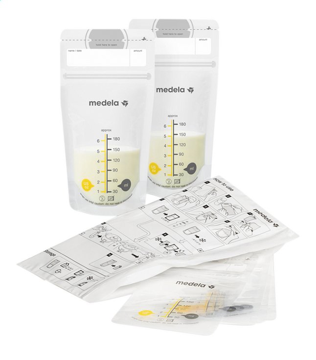 Liste bébé Marra /  Medela Sachets de conservation 180 ml - 25 pièces