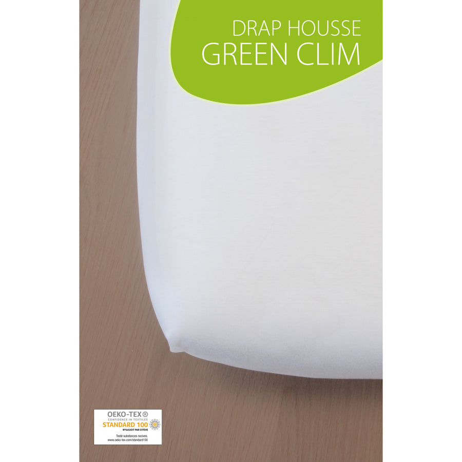 Liste Convent-Pirmez / Drap Housse Green Clim - Pour Lit Bébé 60x120 cm