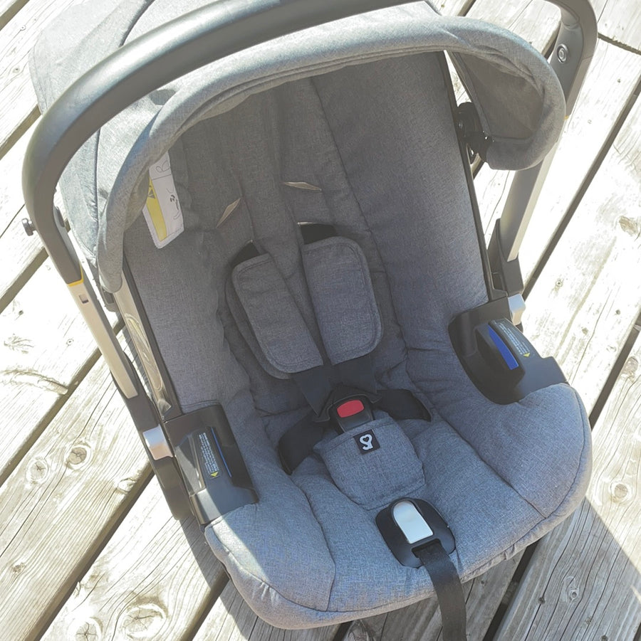Doona - Siège-auto & poussette grise