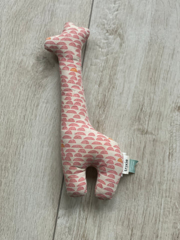 Trixie Baby - Hochet girafe rose-orange