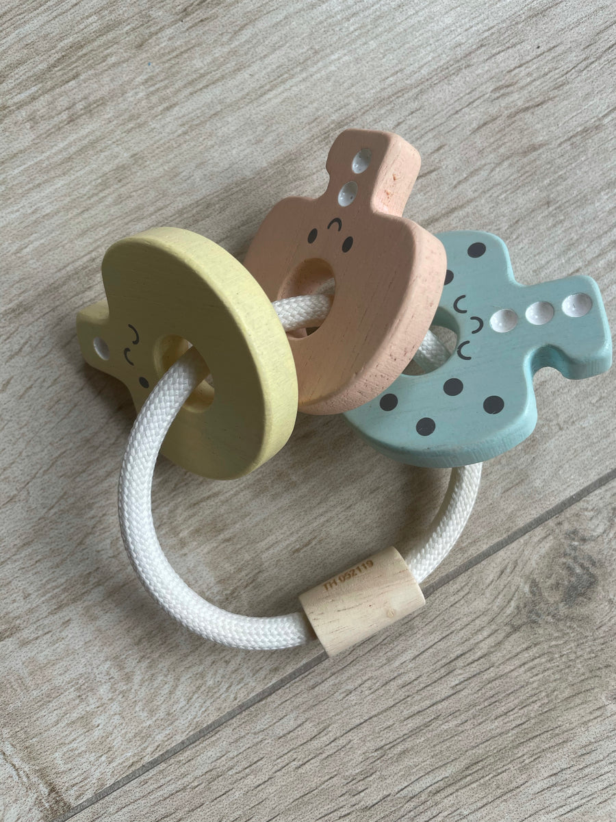 Plan Toys - Hochet pastel clés