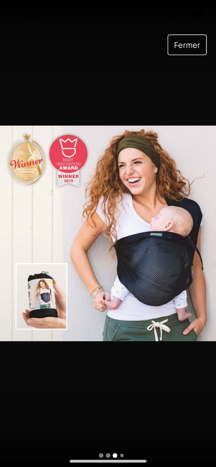 Minimonkey - Porte-bébé ventral MINI Sling army