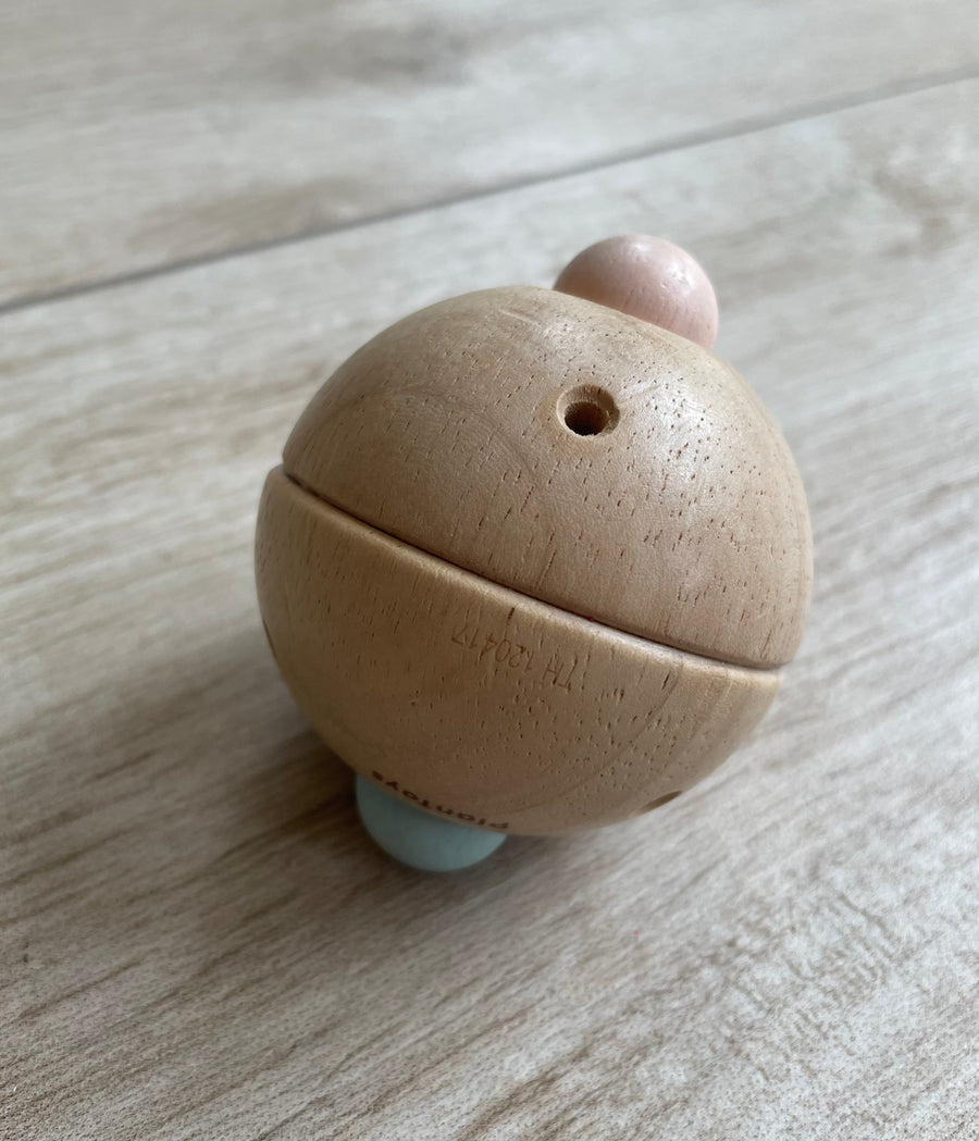 Plan Toys - Balle sonore pastel bois