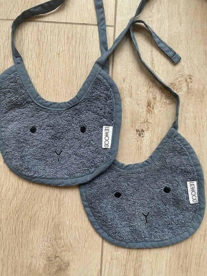Liewood - 2 Bavoirs Bio Lilja lapin - Blue Wave