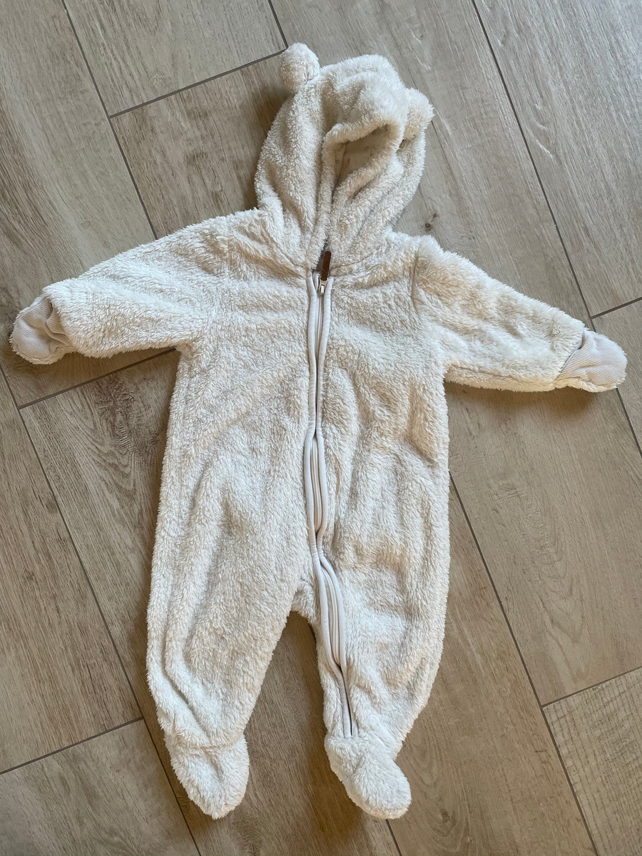 Combinaison beige ourson
