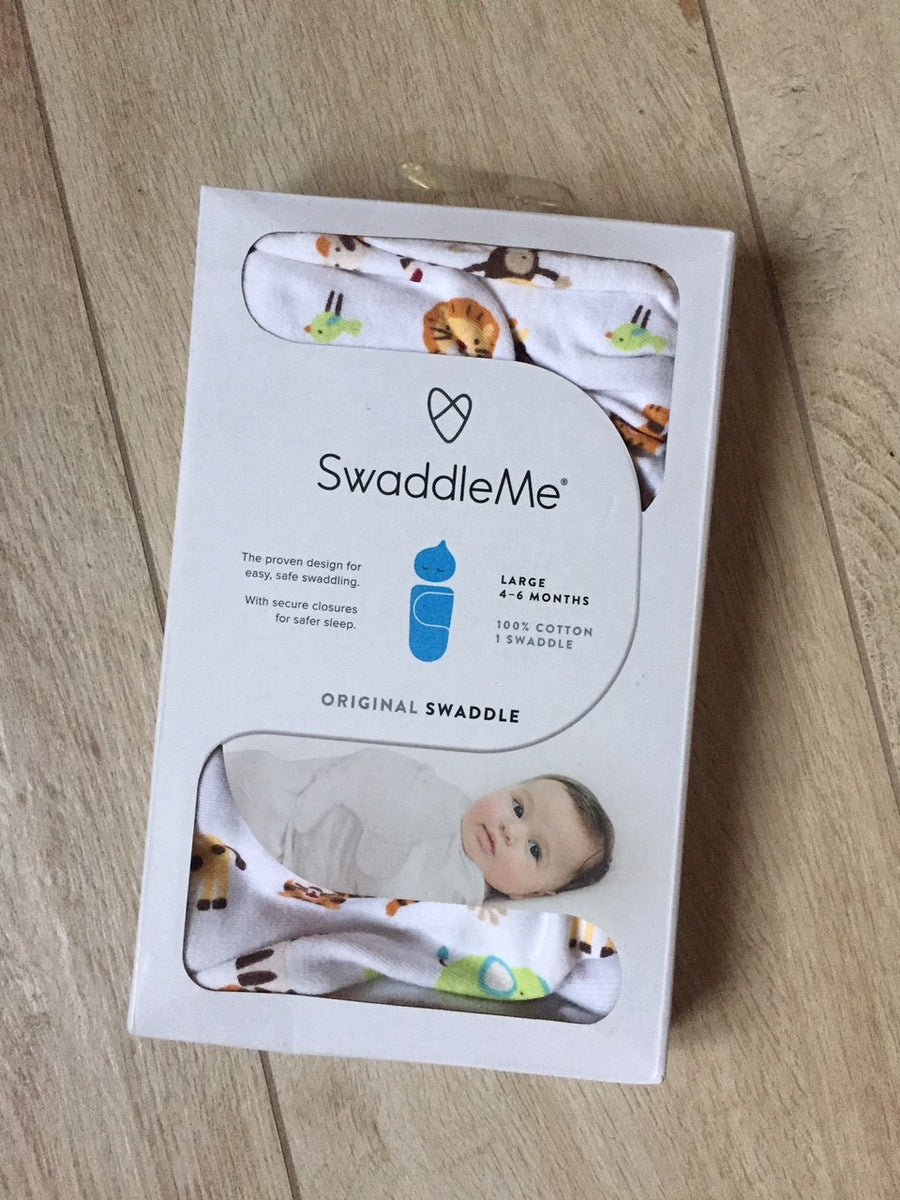 SwaddleMe - couverture d'emmaillotage jungle 4-6 mois